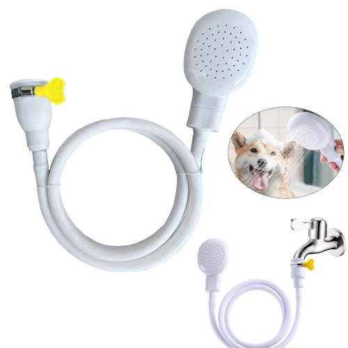 Baby Bath Shower Head, Baby Bath Shower, Baby Bath Shower Head for Tub, Bportable Rubber Hose Spray White