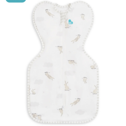 Swaddle Up™ 1.0 TOG Cotton White Cloud Bunnies