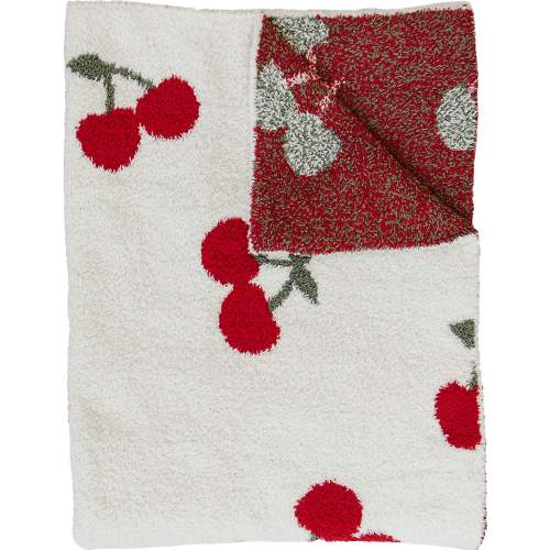 Cherry Plush Blanket – Mebie Baby