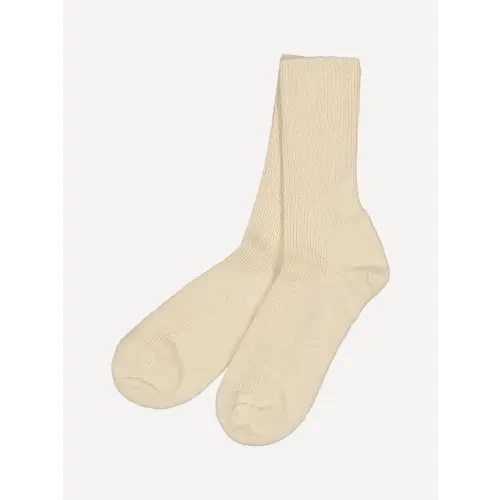 Ankle socks, merino wool, white