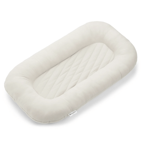Ultra-Soft Striped Infant Lounger Bed
