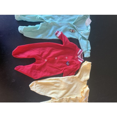 Vintage Baby Pajamas 0-6 Months