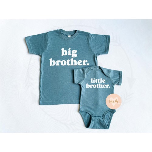 Big Brother Little Brother Shirts, Matching Brother Shirts, Big Brother Announcement Shirts, Big Middle Little Boys Shirts, New Brother Gift