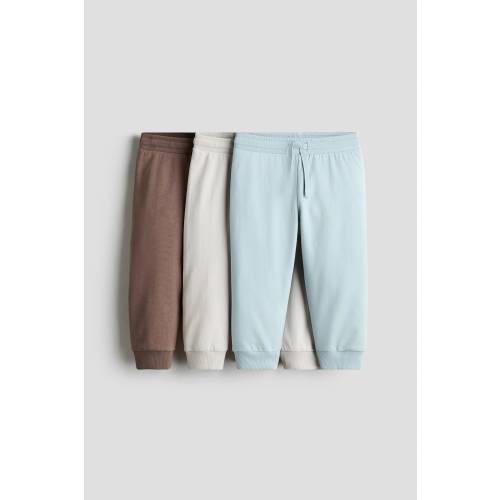 3-PACK COTTON JOGGERS- 1-2 months