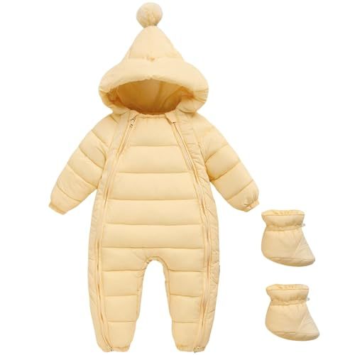 Ohrwurm Baby Cotton Down jackets Snow Wear Hoodie Jumpsuit Winter Double Zip Up Snowsuit