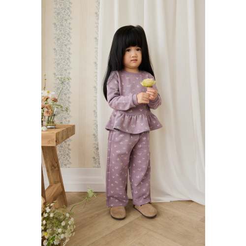 Organic Cotton Emiko Pant - Isla Plum