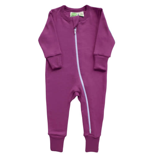 Organic Essentials '2-Way' Zip Romper - Long Sleeve