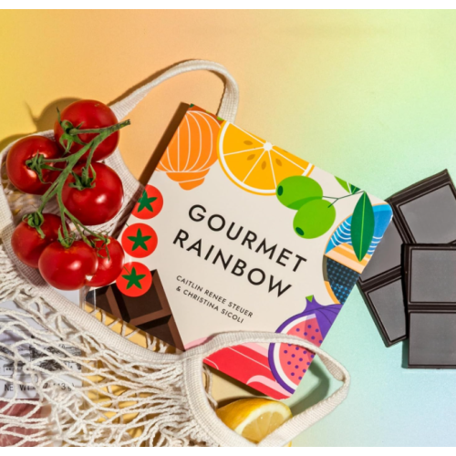 Gourmet Rainbow Board Book Poems About Color and Food Facts for Early Reader Baby 0-12M and Toddler Learning Resource 1-4 Years Preschool Classroom Teacher Must Have