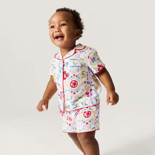 Mangia Bamboo Challis Top Short Set