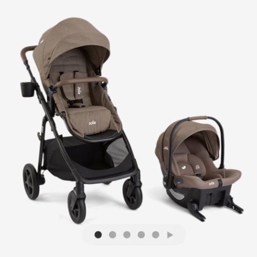 Joie Ginger and Mint Latch Travel System