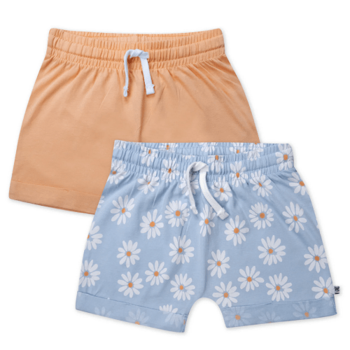 2-Pack Organic Cotton Short Set | 3-6M