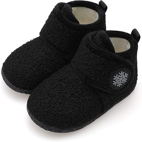 FEETCITY Baby Booties Girls Boys Infant Slippers First Walkers Shoes Warm Socks Newborn Crib Shoes
