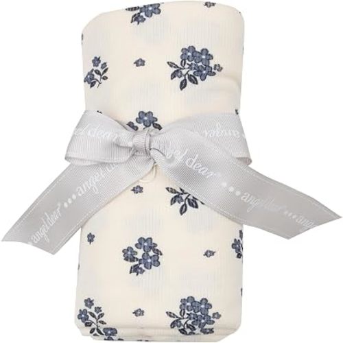 Angel Dear - Ribbed Petite Bouquets, Swaddle Blanket