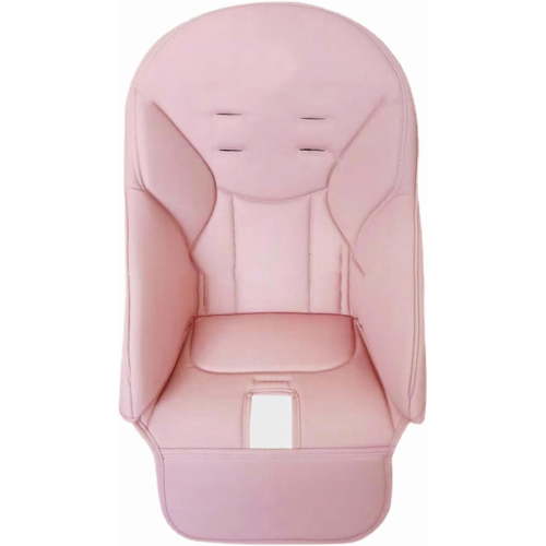 High Chair Cover - Universal Fit Soft PU Leather Cushion Pad, Protective, Waterproof, Adjustable Straps, Easy-to-Clean (28×40×46 cm)