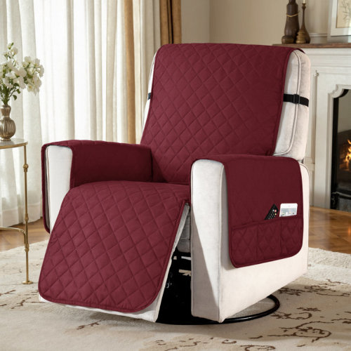 Reversible Comfort Box Cushion Recliner Slipcover