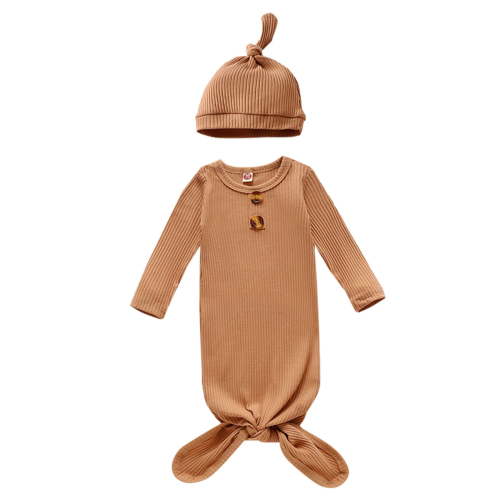 EnJoCho Outdoor Romper for Baby Baby Boys Girls Hat Set Soft Viscose Sleeper Baby Sleep Gown with Mittens Toddler Summer Trendy Bodysuit Party Wear Clearance