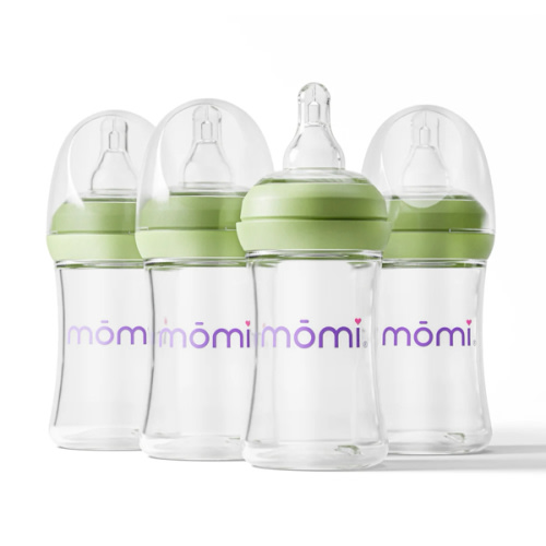 momi vibes breast-like bottle sets - pistachio