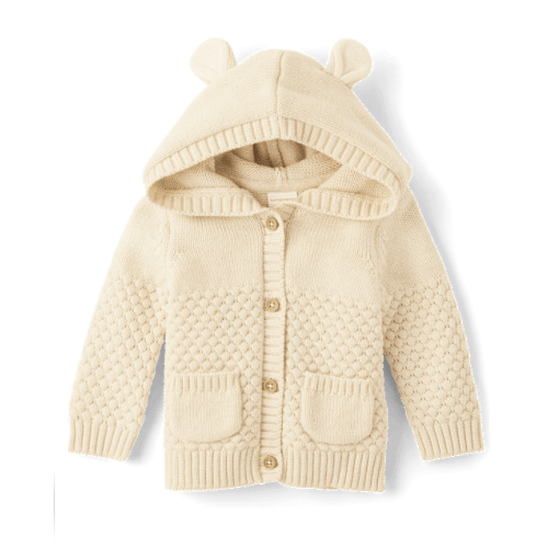 Baby Bear Cardigan - Homegrown by Gymboree - Tan