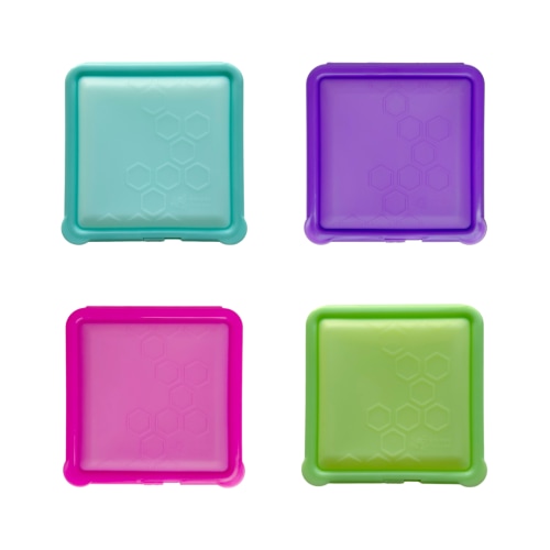 BIG BEE little bee silicone food storage clamshells
