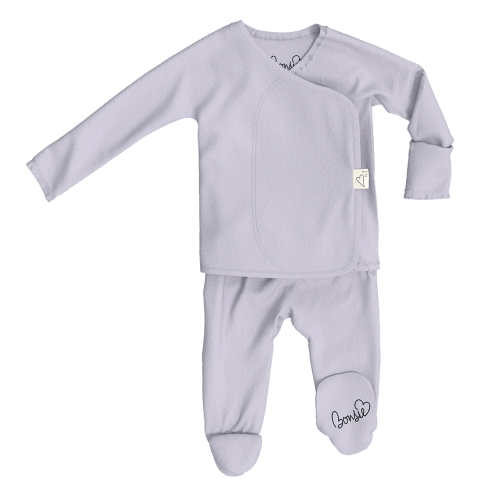 Footie - Hush Sky – Bonsie Skin to Skin Babywear