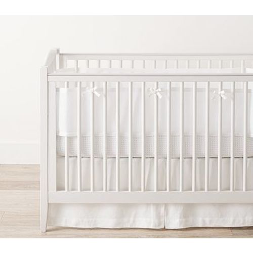 BreathableBaby® For Pottery Barn Baby Linen Mesh Liner, White