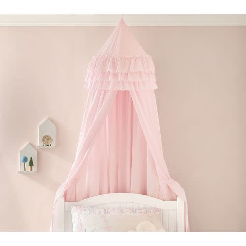 Pink Swiss Dot Canopy | Pottery Barn Kids