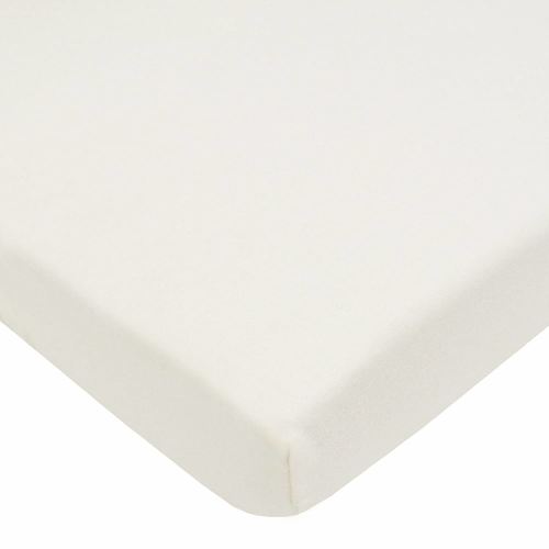 American Baby Company 100% Natural Cotton Fitted Mini Crib Sheet 38" x 24" - Soft & Breathable Small Nesting Portable Crib Sheet, Fits Pack N Play Mattresses, Ivory, for Boys & Girls