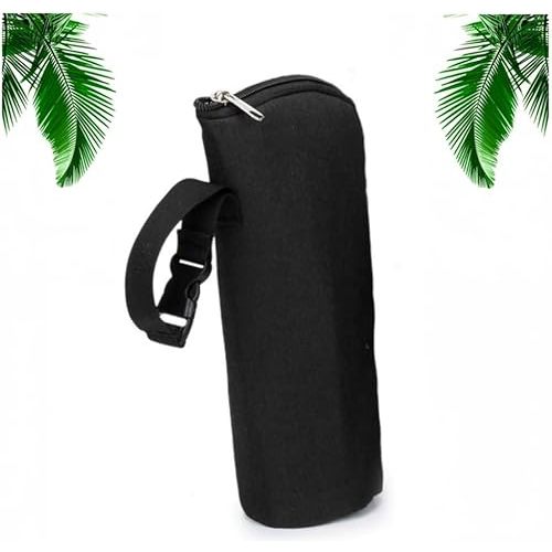 Ai-OUMLEEF Insulation Bag,Portable Breastmilk Storage Bag, Insulated Milk Bottle Bag, Keeps Baby Bottles Warm or Cool Travel Carrier Holder for Nursing Mom Daycare Stroller,Travel,Outdoor (Black)