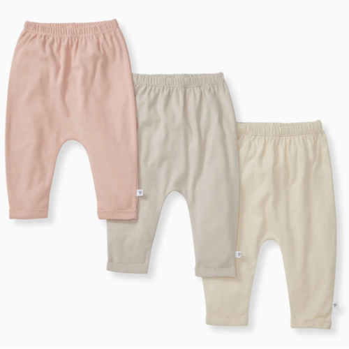 Solid Organic Cotton Baby Pants 3 Pack - Pink Sand – Burt's Bees Baby