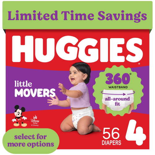SIZE 4 360° Pull On Huggies Little Movers