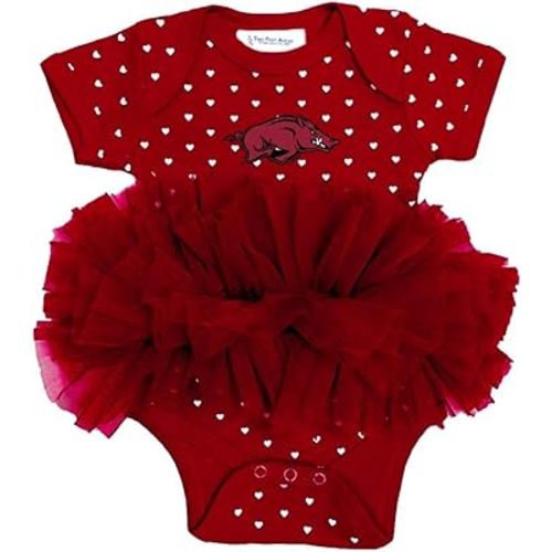 Two Feet Ahead Newborn Baby Girl Bodysuit Creeper Hearts Tutu Skirt Dress Sizes 0-3M 6M 12M