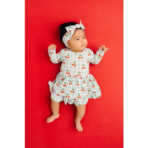 Cherry Picnic Bodysuit Bamboo Dress