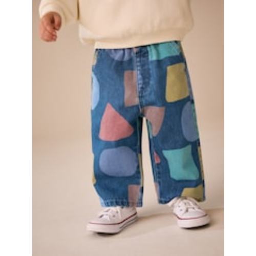 Buy Mid Blue Shapes Wide Fit Jeans (3mths-7yrs) from Next USA