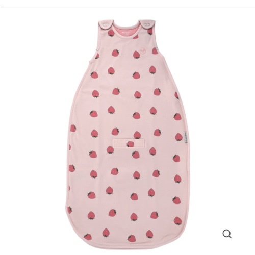 4 Season® Ultimate Baby Sleep Bag, Merino Wool & Organic Cotton, Strawberry