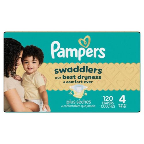 Pampers Swaddlers Sensitive Disposable Diapers - Size 4 - 120ct