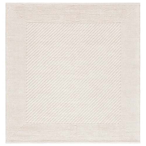 Beachcrest Home™ Brookneal Hand-Woven Flatweave Wool/Cotton Ivory Area Rug & Reviews | Wayfair