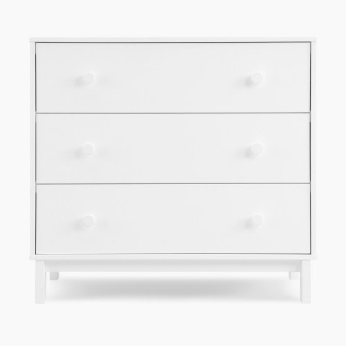 Delta Children babyGap Legacy 3 Drawer Dresser with Interlocking Drawers - Bianca White