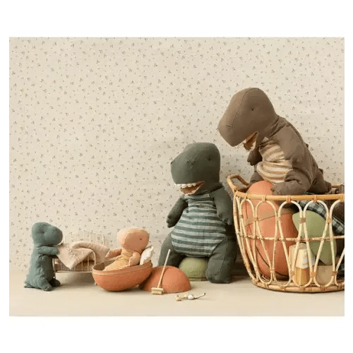 Brands We Love Gantosaurus in egg, Small - Old rose by Janie and Jack