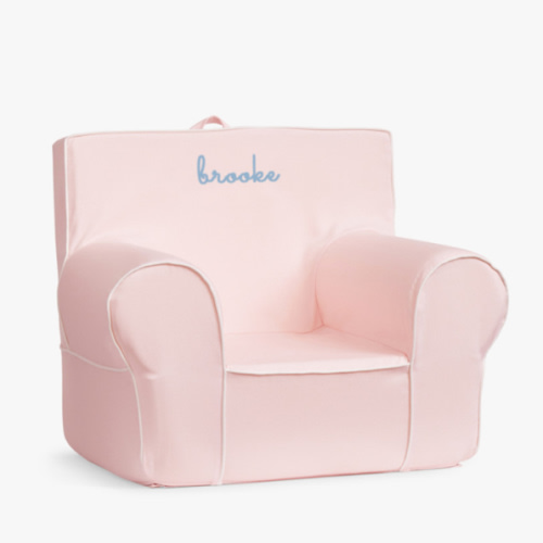 Anywhere Chair®, Pearl Twill With White Piping