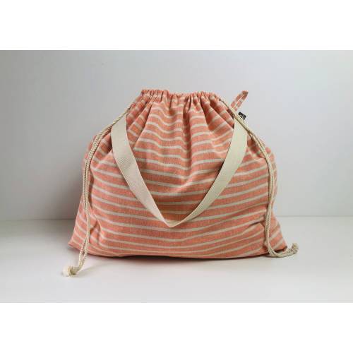 Laundry Bag, Weekender beach carry all dorm apartment storage travel, cotton/linen.