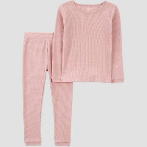 Carter's Just One You® Toddler 2pc Solid Long Sleeve Cotton T-Shirt & Pajama Set
