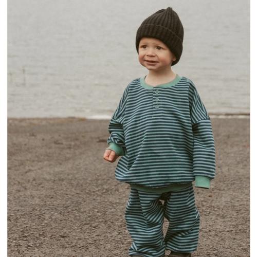 Bailey Set in Green Blue Stripe – Winnie + Crew
