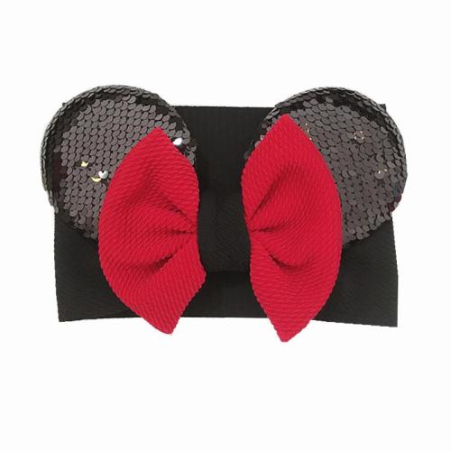 Children Mickey Stretch Cloth Hair Band