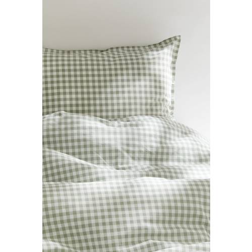 PATTERNED TWIN DUVET COVER SET