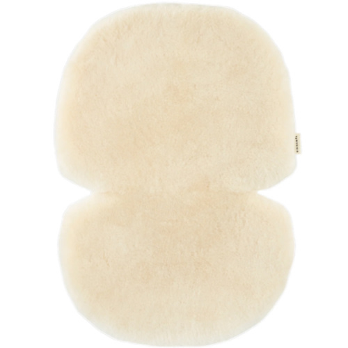 BINIBAMBA Milk Sheepskin Buggy Liner for Prams