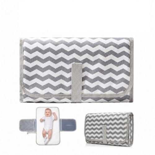 Paucax Portable Diaper Changing Pad | Waterproof, Wipeable & Compact Baby Changing Pad for Travel
