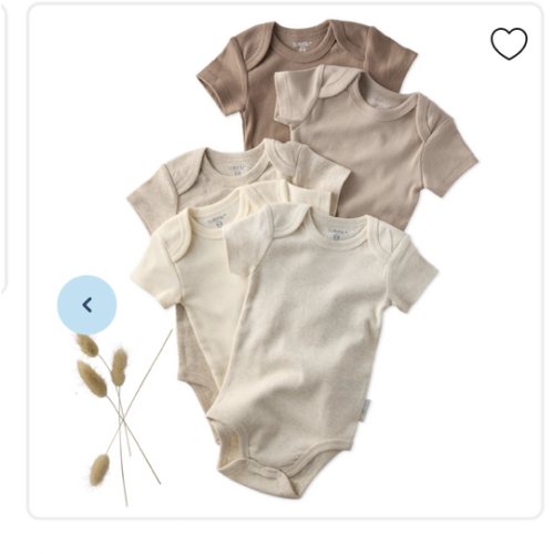 AVERY 5-Pack Short Sleeve Bodysuits - NB