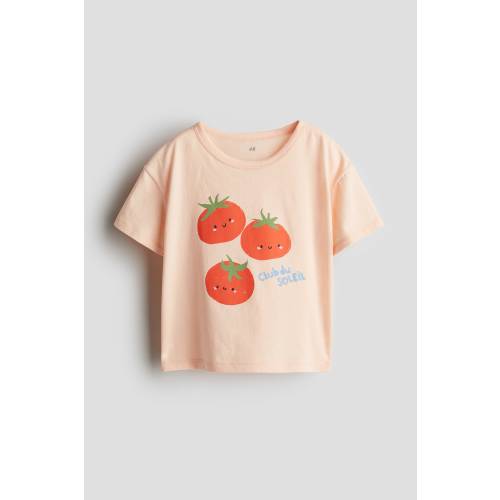 PRINTED JERSEY TOP