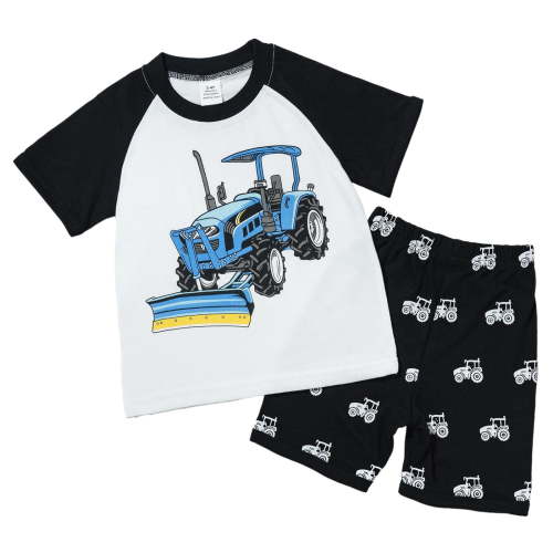 HCNTES Boys Summer Dinosaur Compression Shirt and Biker Shorts Age 10-12 Sportswear Gym,4-5 Years