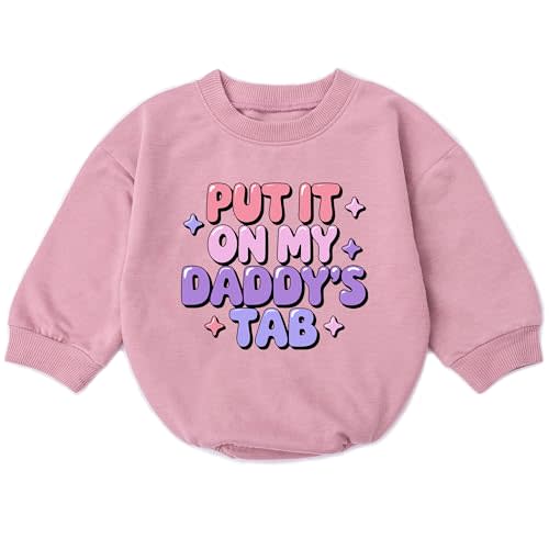 Put It On My Daddy's Tab Boy-Girl Baby Romper-New Born-24 Months Bodysuit Bubble Gifts Newborn Toddler Infant